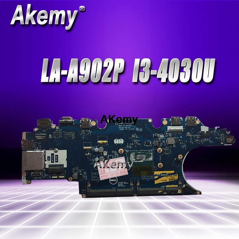 

For DELL LATITUDE E5450 CN-0C8JP6 ZAM70 LA-A902P REV:1.0(A00) I3-4030U LAPTOP NOTEBOOK MOTHERBOARD MAINBOARD