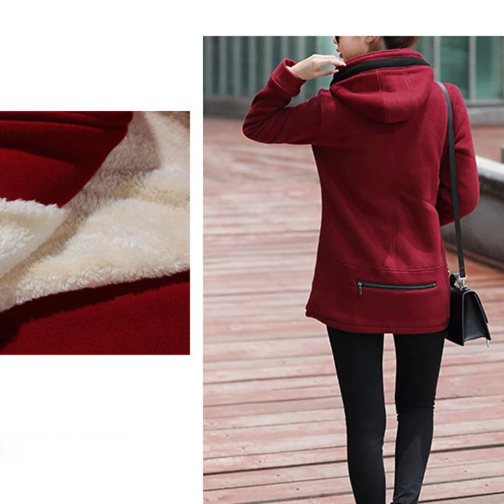 Пальто для девочек; manteau femme зимняя куртка женская зимняя теплая верхняя одежда, однотонные, с карманами из композитных материалов коллекции ropa mujer