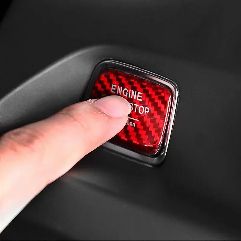 Авто старт стоп кнопка Крышка отделка украшения части для Chevrolet Camaro-18