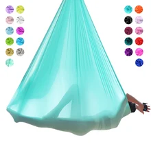 Предварительно фитнес Аэрограф Йога гамак качели 6 м последние многофункциональные анти-Гравитация для йоги тренировки спортивных