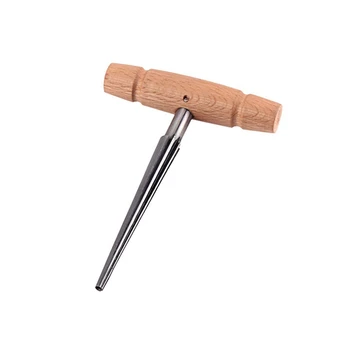 

HOT-1 Pc Bridge Pin Hole Reamer Wood Handle Hole Reamer Hand Tool Luthier Tool for Bass Guitar Violin