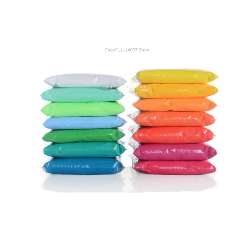 Colour Clay Plasticine Soft Modelling Material 500g Bar Light Green CC500LG 