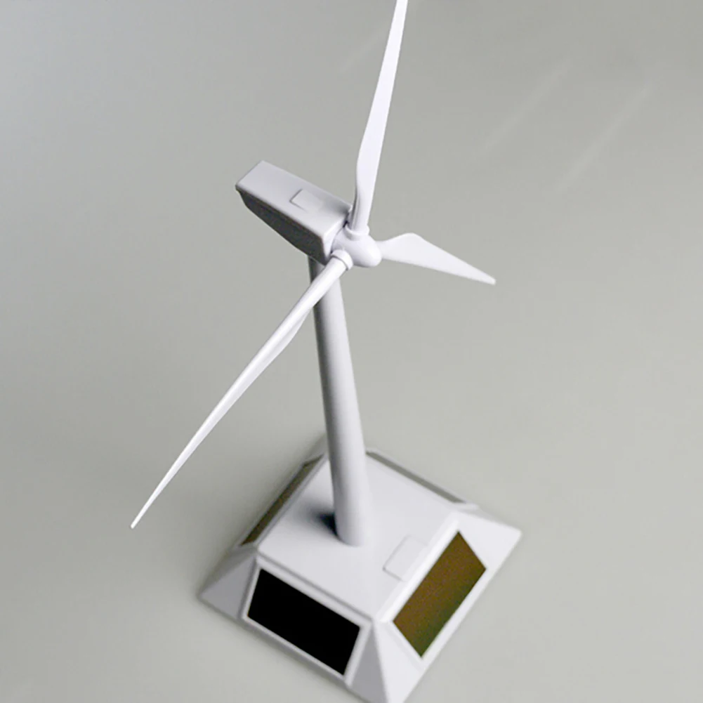 Brinquedo moinho de turbina eólica, modelo de moinho de vento movido a  energia solar, brinquedo em miniatura de turbinas eólicas de energia solar