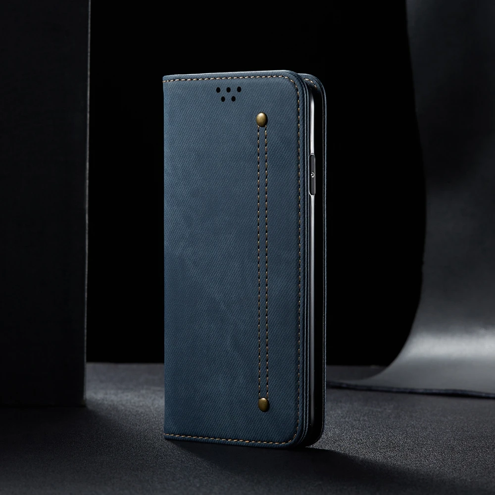 Чехол-книжка A50 A70 для samsung Galaxy A10S A20S A30S A50S M30S, роскошный Повседневный Кошелек, магнитный джинсовый кожаный чехол для телефона Etui - Цвет: 3