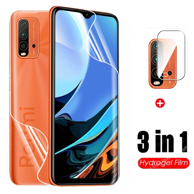 3 Protectores Pantalla Película Hidrogel Xiaomi Redmi Note 9