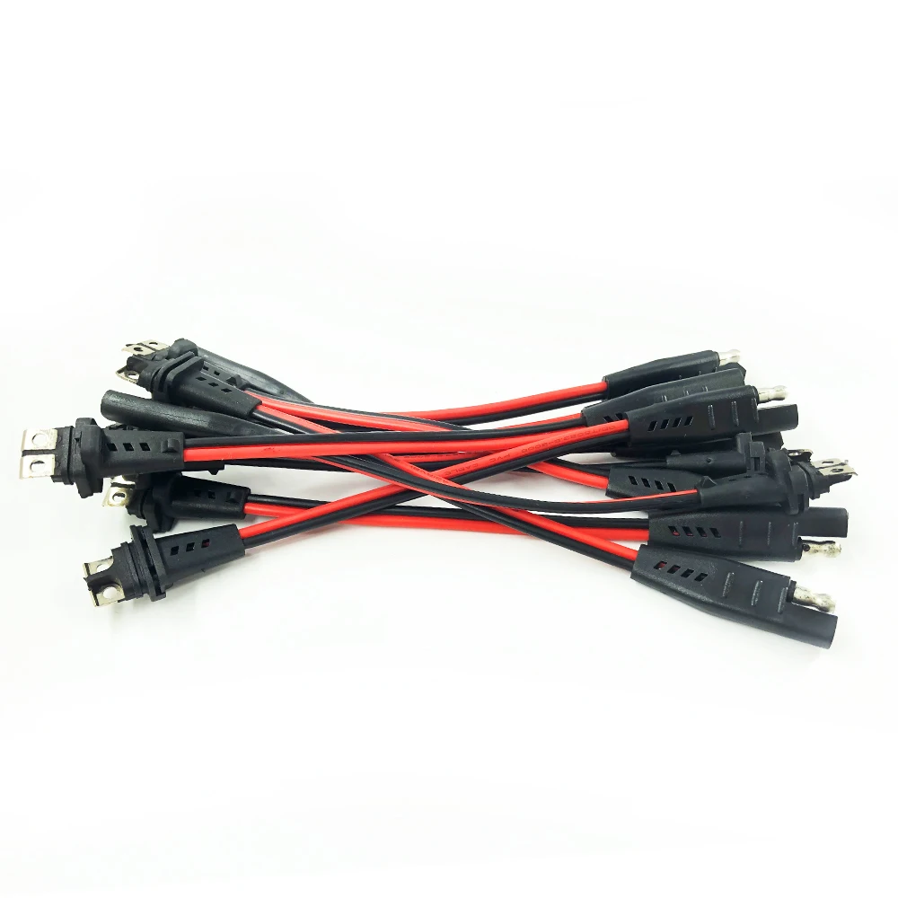 10PCS Radio Short Power Cable Cord Plug For Radio CM200 CDM1250 GM300 PM400 EM200 GM3188 GM3688