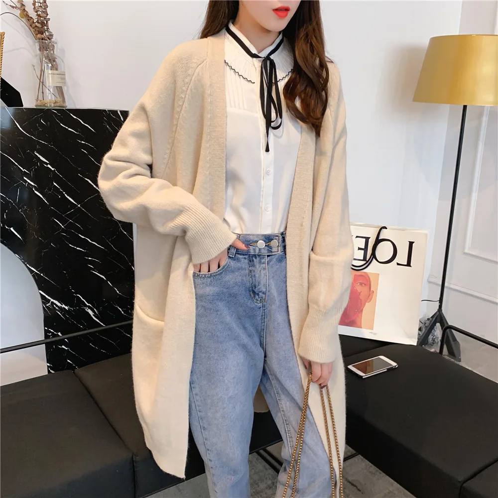 Best Price Autumn Winter Fashion Women Long Sleeve Loose Knitting Cardigan Sweater Korean style Women Knitted Female Cardigan Pull Femme Best Price Autumn Winter Fashion Women Long Sleeve Loose Knitting Cardigan Sweater Korean style Women Knitted Female Cardigan Pull Femme