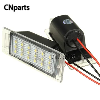 

Car 2X Car LED For Chevrolet Cruze Camaro License Plate Lights White SMD3528 Number Plate Lamp Canbus Bulb Kit Accessories