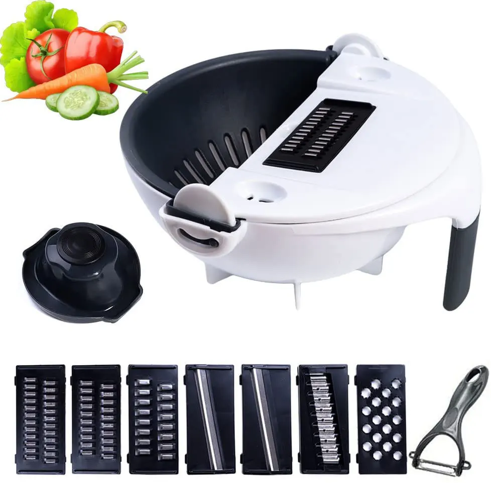 Multifunction Vegetable Chopper with Drain Basket – geargadgetstore