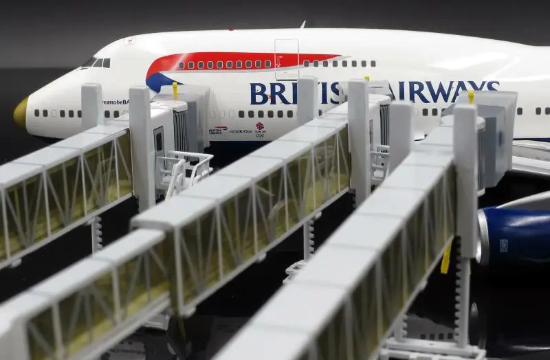 1:200 аэропорт пассажирский посадочный мост один/двухканальный Airbus A380 B747 модель широкий узкий корпус самолет игрушка сувенир