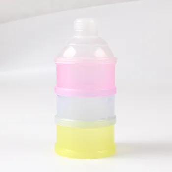 

Infant Simplicity Milk Container Three-layer Milk Powder Boxes Simplicity PP Three-layer Milk Powder Container