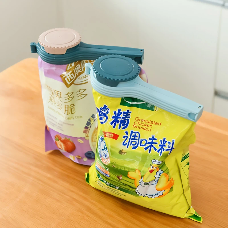 

1PCS Seal Pour Food Storage Bag Clip Snack Sealing Clip Keeping Fresh Sealer Clamp Plastic Helper Food Saver Travel Kitchen Tool