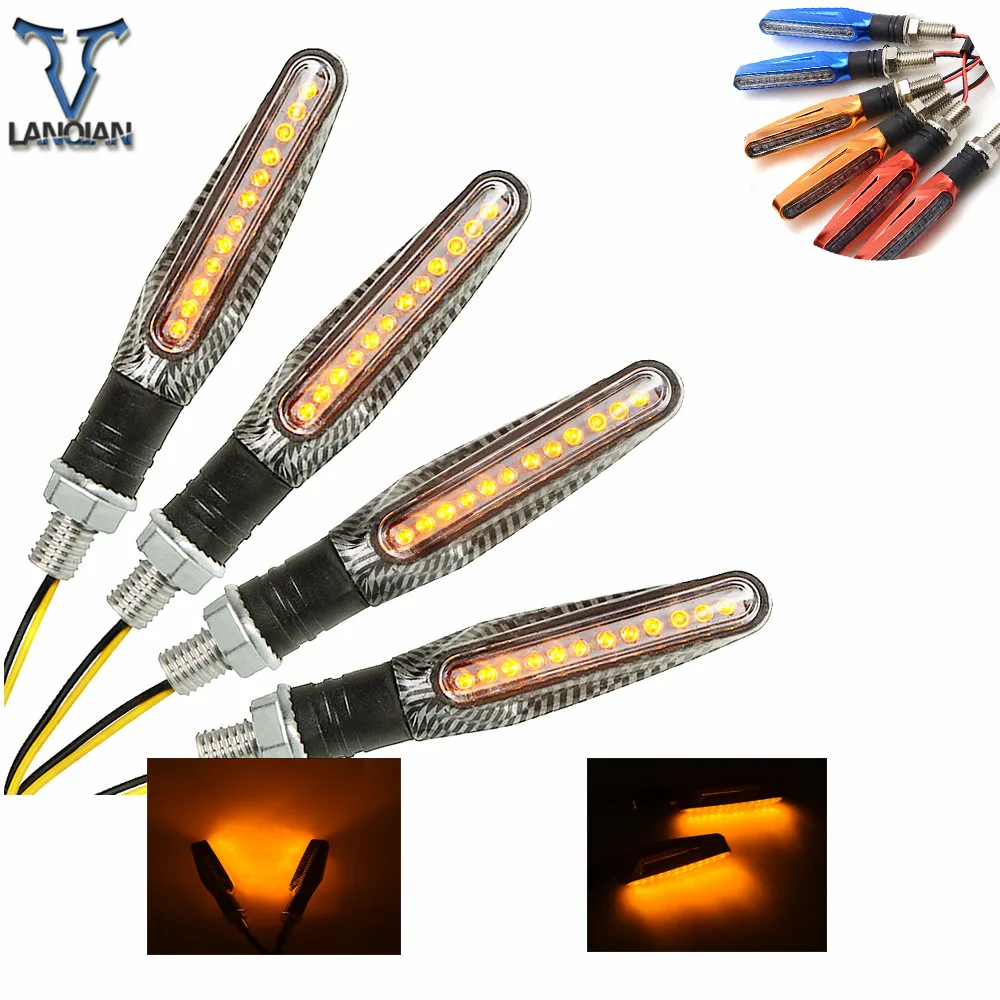 

Universal for 38V motorcycle led turn signal light motorbike Turn Signal for KAWASAKI KDX200 KDX50 KLX125 KLX125L KLX300 KX125