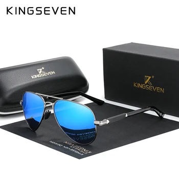 

KINGSEVEN 2020 Brand Design Sunglasses Photochromic & Polarized Anti-Glare Lens Men's Glasses Driving Mirror Eyewear N7230