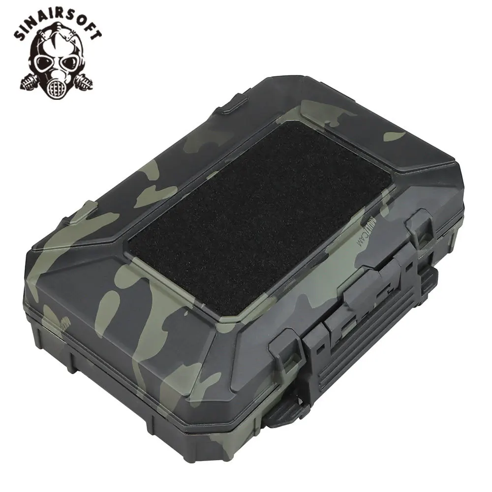 SINAIRSOFT Tactical Pistol Safety Case with Foam Padded Airsoft Handgun Case Box Protective Toolbox Suitcase Hunting Accessories