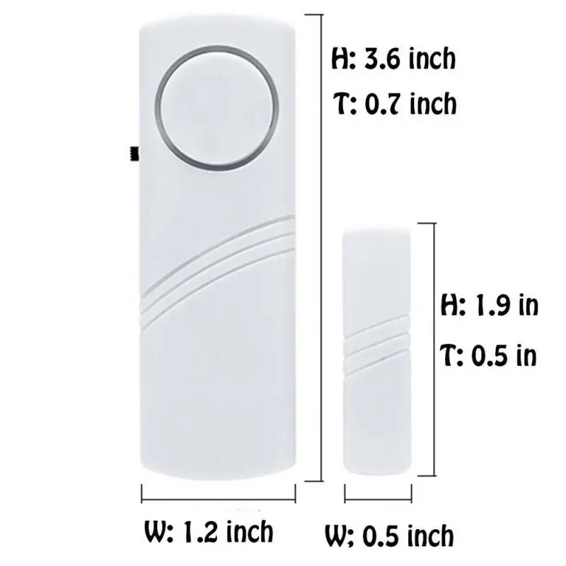 HERCHR Türgriff-Alarm, 120dB Türsensor Door, Window Sensor