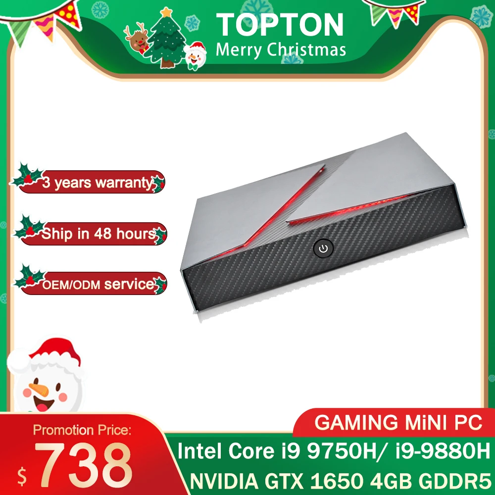 Desktop Gamer Computer-Minipc SSD Intel-Core I9 9980hk Windows 10 1650-Nvme Gaming I7