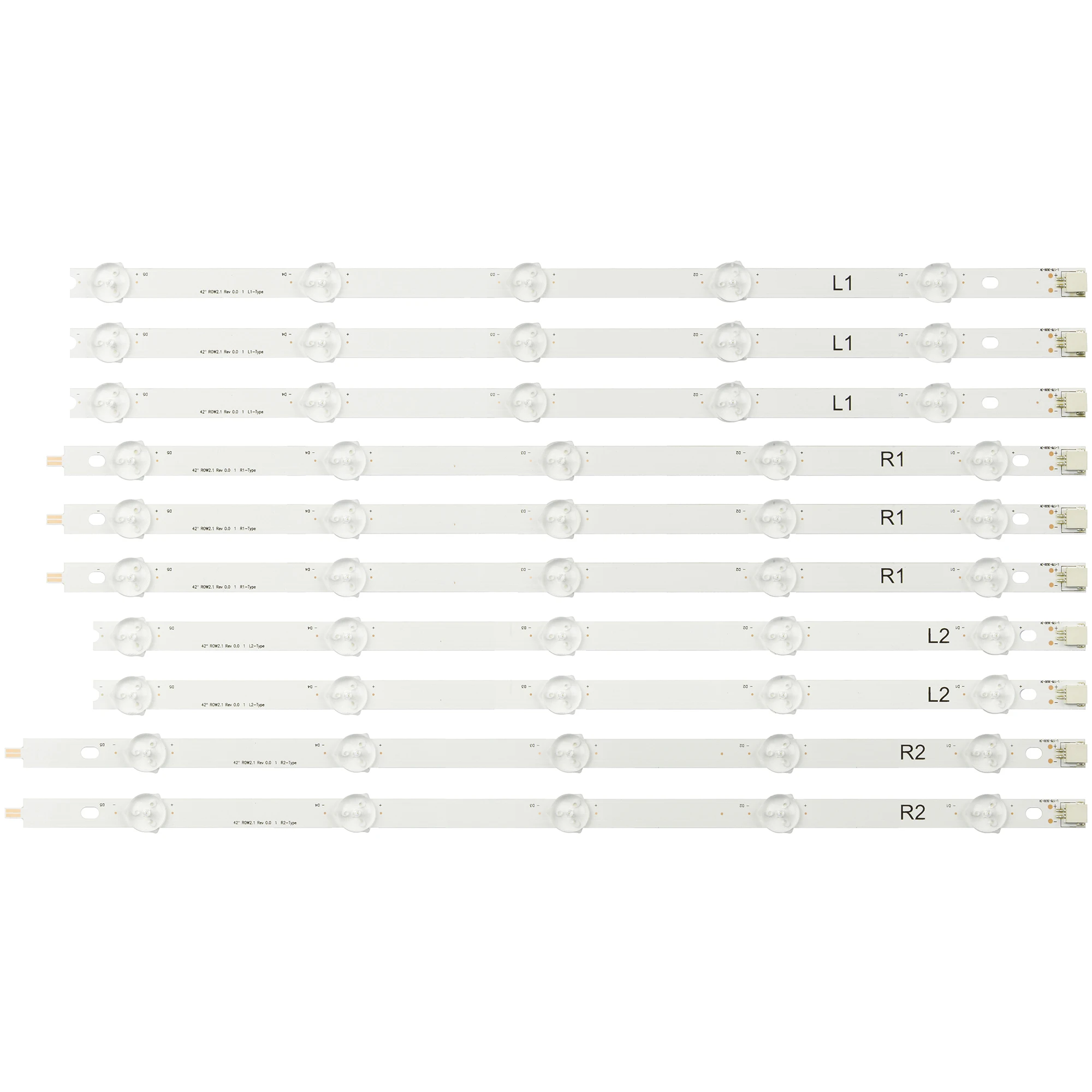 990pcs 820mm LED Backlight strip 10leds For LG 42