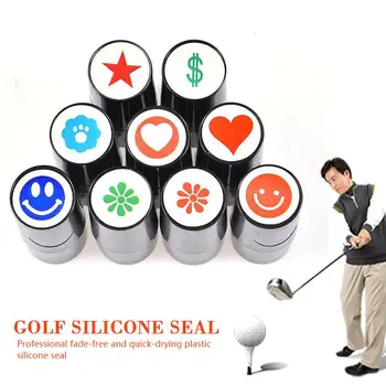 

Romantic 3 Color Not Fade Leisure Playing Action Correction Device Stamp Stamper Golf Ball Stamper Sporting Outdoor Golf Seal