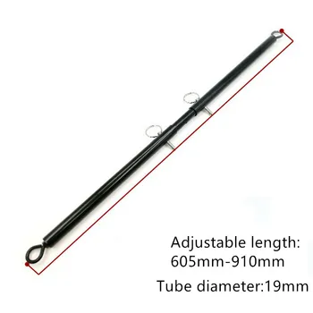 Metal Spreader Bar BDSM Bondage Equipment Restraints Handcuffs Ankle Cuffs Leather Whip Sex Toys For Couples Women Adult Games 2