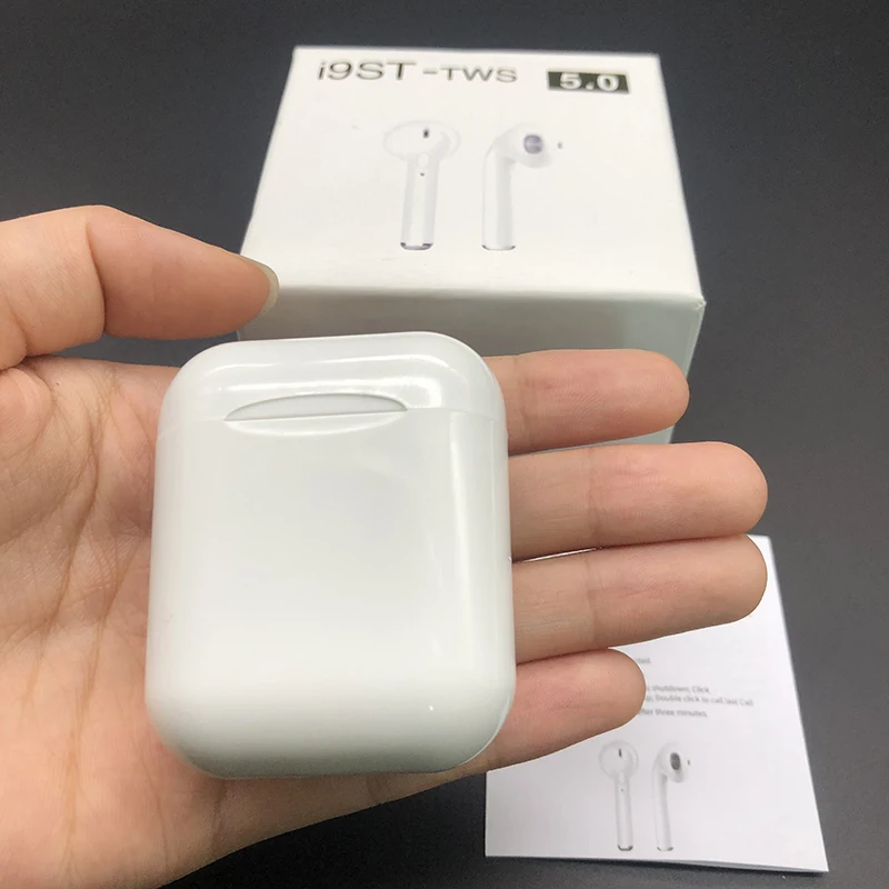 I9ST TWS мини беспроводные Bluetooth наушники 5,0 стерео наушники с зарядным устройством микрофон для huawei Xiaomi всех смартфонов