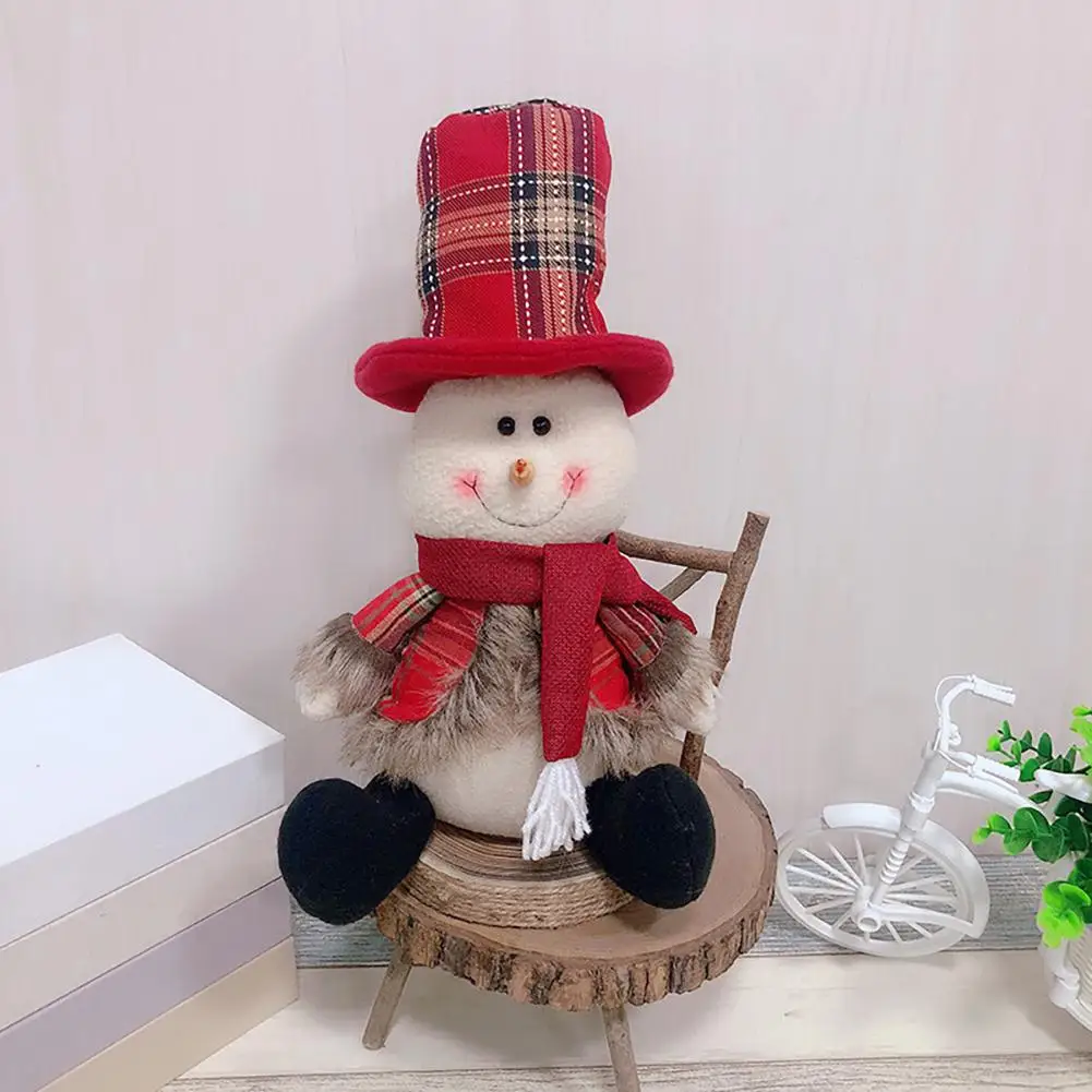 Christmas Decorations Hristmas Doll Bright Colors Figurine Decoration Ornament For Office Home Decoration Accessories