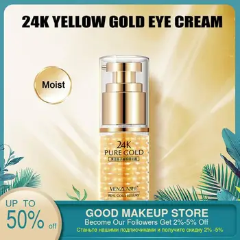 

24K Gold caviar Eye Serum Anti-Wrinkle Remover Dark Circles Eye Cream Against Puffiness Anti Aging lifting firming Eye care