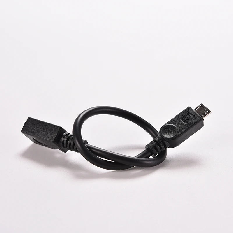USB Aux Adapter USB Mini Cable 20cm M/F For Micro USB 2.0 Type B Male To Female Extension Cable Wire Extender Charging Cable Cord