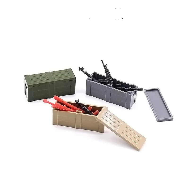 

Weapons Box New LegoINGlys Military Accessory Gun Weapons Box Figures Bricks Building Block Learning Toys For Children Gifts