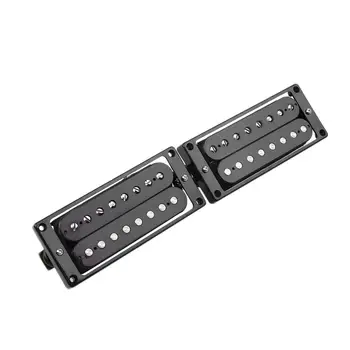 

Guitar Humbucker 8-Strings 8-Strings 8-Strings Great Replacement Chrome Pickup Guitar Accessorie Frames Black Acoustic Guitar