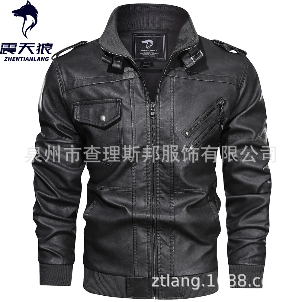 AliExpress мужская куртка из искусственной кожи мытая кожаная форма рабочая одежда Вегетарианская куртка