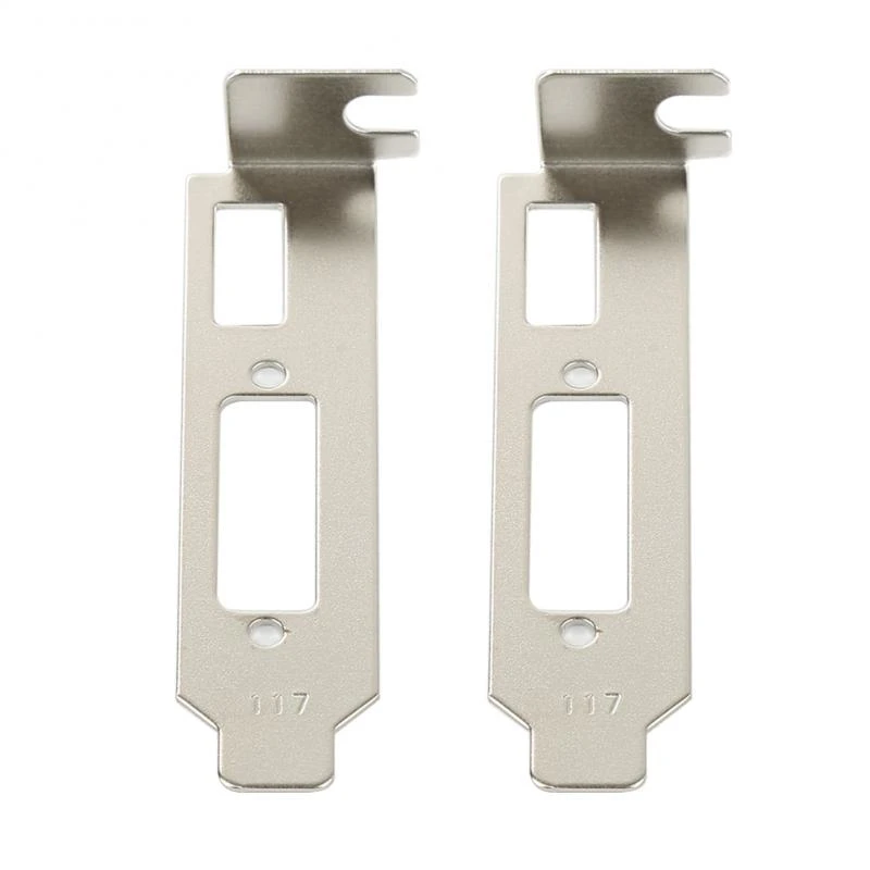 photo Gt 730 Low Profile Bracket professional fashion 1set of low profile brackets for nvidia geforce 610 710 730 video graphic cards computer cables connectors