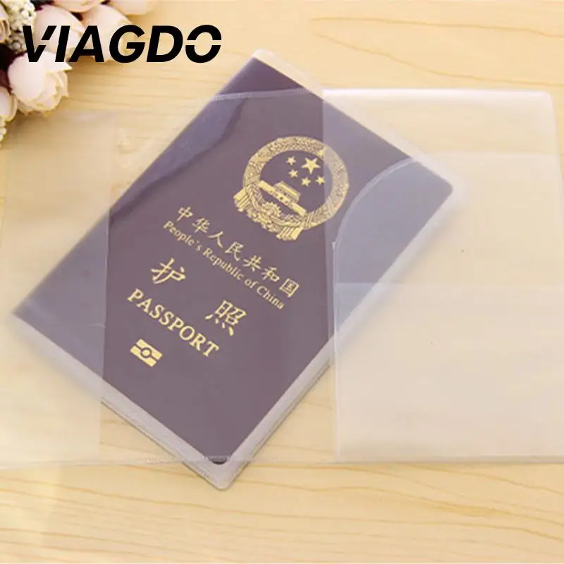 

1 pcs Passport Cover Transparent Waterproof ID Holders Documents Bag Casual Travel Passport Holder Card Case