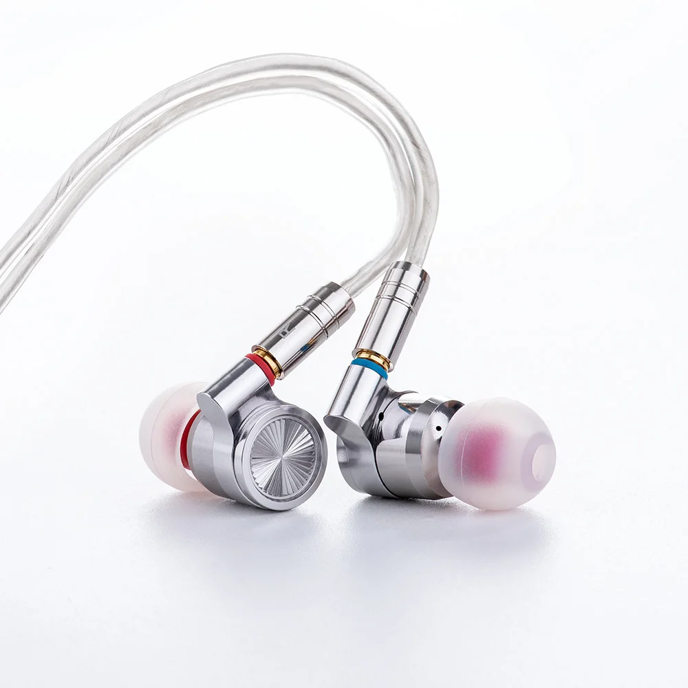 AK TinHIFI Олово аудио T4 в ухо наушник 1DD + 1BA Knowles привод HIFI Басс наушники металлические