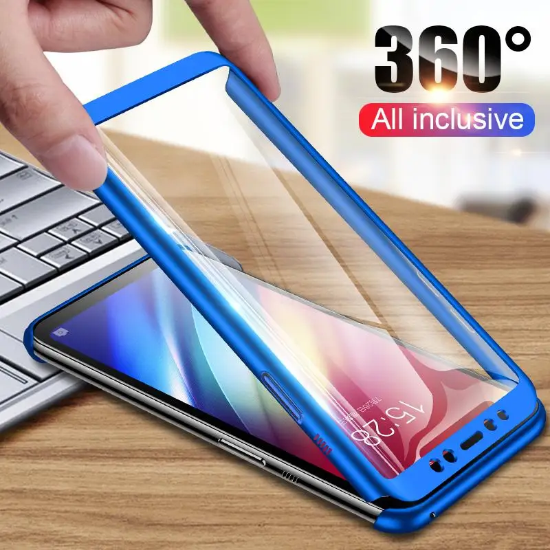 

360 Degree Full Cover Phone Case For Samsung Galaxy Note 10 Pro A70 A60 A40 Protection Case For Galaxy A6 A8 J4 J6 2018 Cases