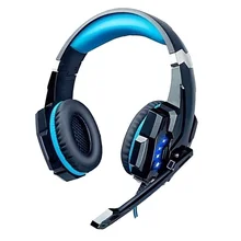 G9000 игровые гарнитуры большие наушники с светильник Mic Стерео наушники глубокий бас для ПК компьютера геймера ноутбука