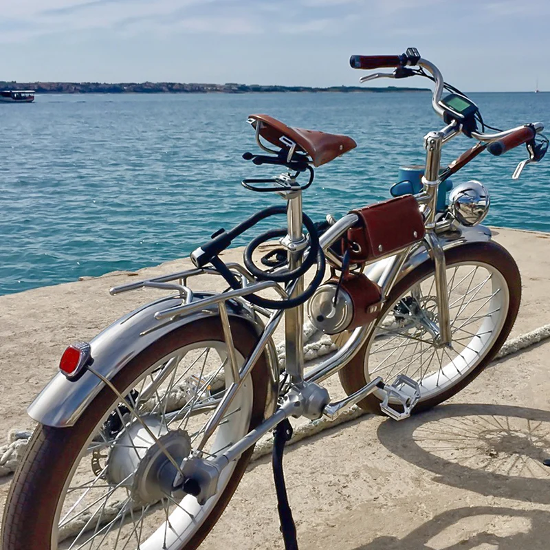 Comprar Bicicleta eléctrica de 500W bicicleta eléctrica de playa Retro bicicleta crucero bicicleta eléctrica Retro bicicleta eléctrica clásica eléctrica