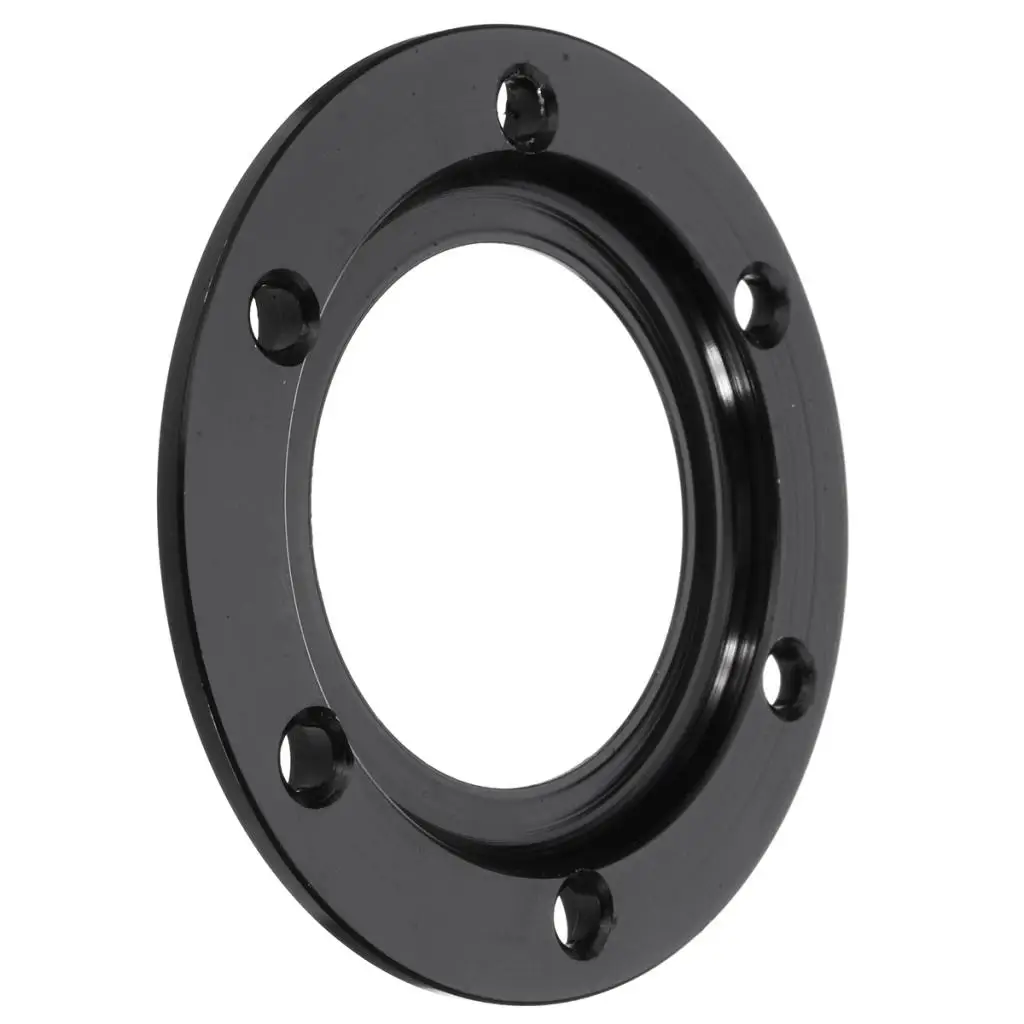 Universal Car 6 Bolts 70mm Steering Wheel Horn Center Ring Black