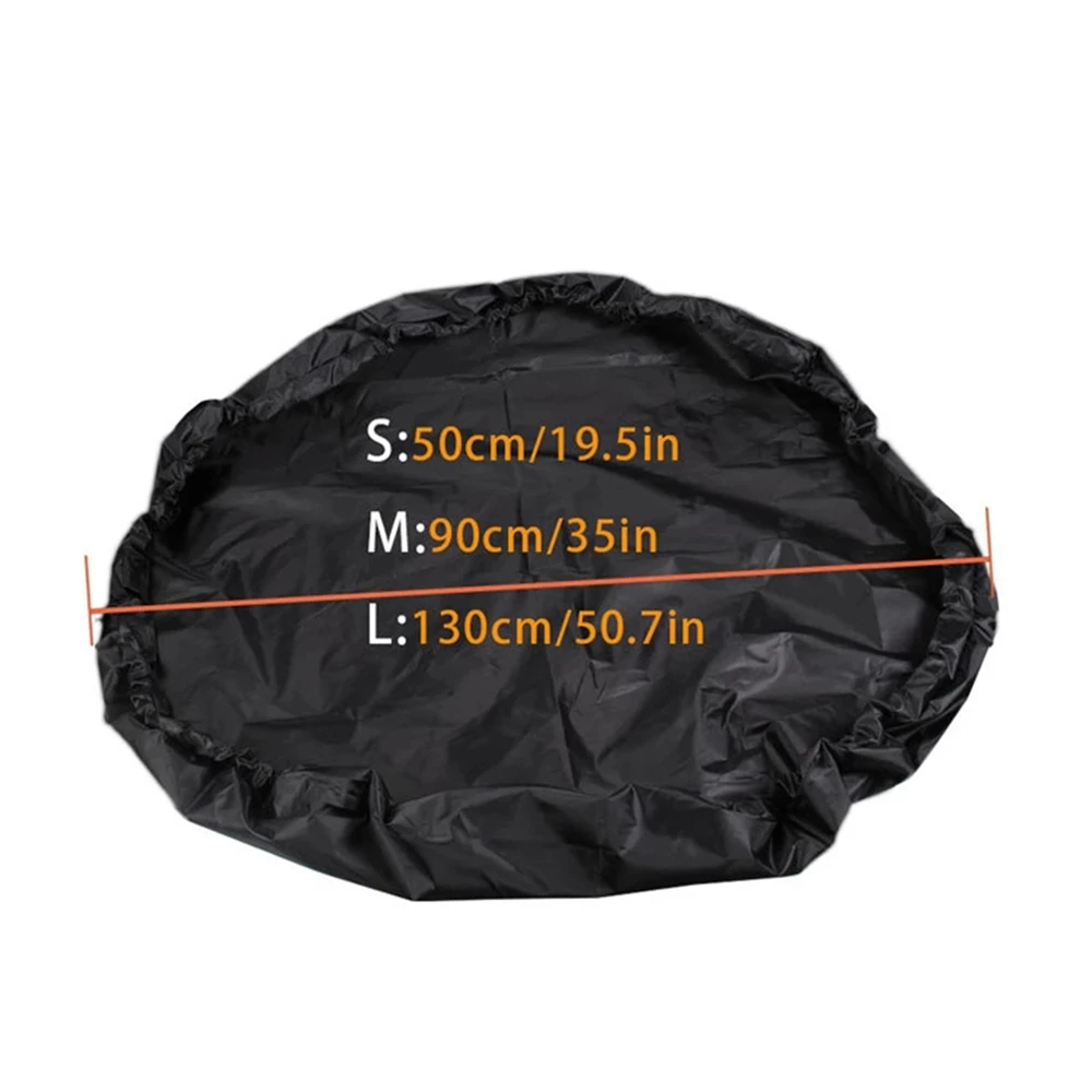 Waterproof Beach Bag Pouch Sports Polyester Mat Surfing Diving Suit Storage Wetsuit Black Carry Pack Swimming Accessories