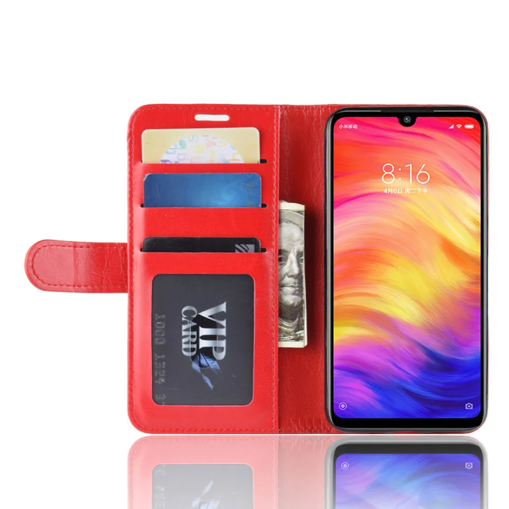 Для Xiao mi Red mi Note 8/mi CC9e/A3/Red mi Go/mi 9 9SE/mi Play Флип кожаный чехол-кошелек чехол s Высокое качество держатель для карт чехол