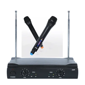 

At a total price of 50 sets, VHF wireless microphone set of V wireless microphone home karaoke performance equipment directly so