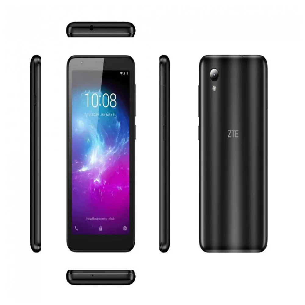 Смартфон ZTE Blade L8 5'' 18:9 960x480, 1.3GHz, 4 Core, 1GB RAM, 16GB, 8Mpix/5Mpix, 2 Sim, 2G, 3G, Wi-Fi, GPS, 2000mAh