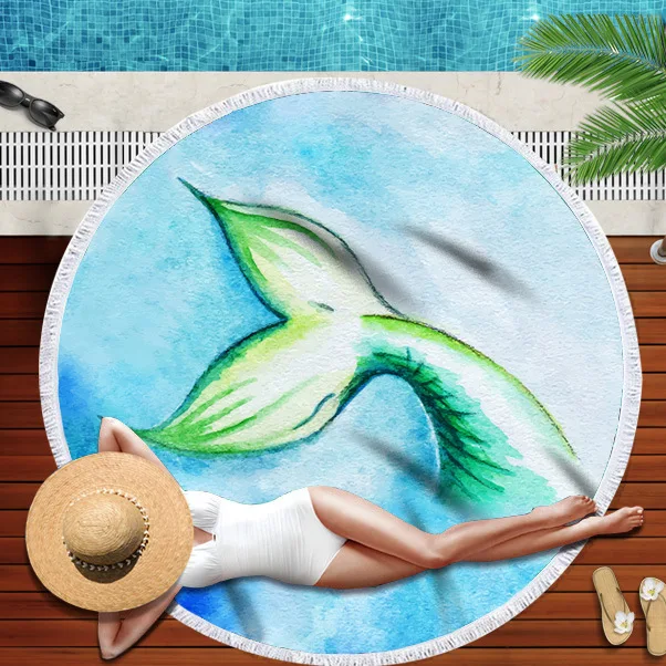 

Yoga Mat Printed Beach Towel