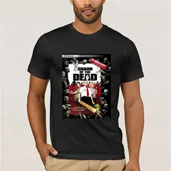 Мужская футболка Shaun Of The Dead Zombie Movie Horror Размер S до 3Xl, хлопковые футболки с круглым вырезом, топы, винтажные футболки с круглым вырезом