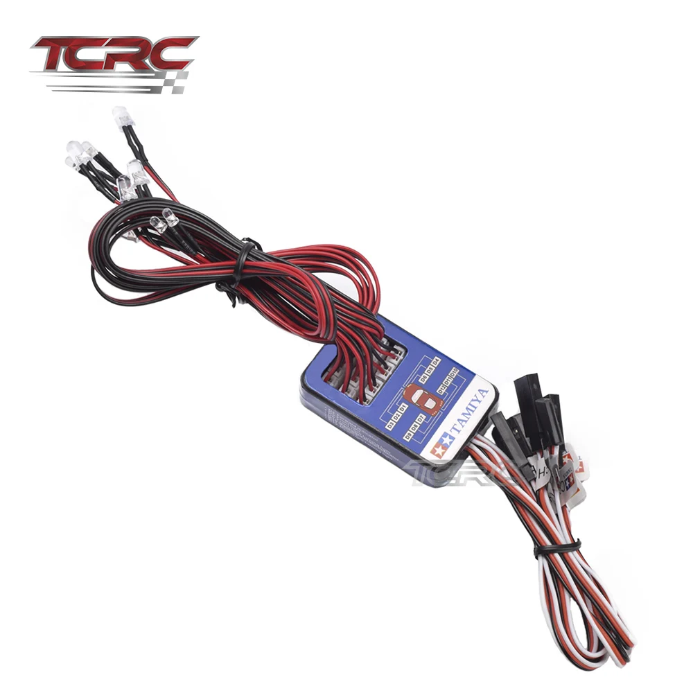 TCRC моделирование вспышки 12 светодиодный комплект системы освещения для 1/10 RC