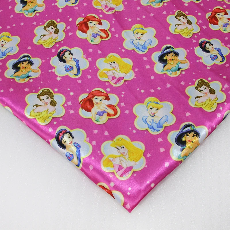 Животные 50*140 см атласная ткань пэчворк для флага скатерть DIY Одежда делая чехлы на подушки для дома, c1261