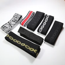 Эластичные ленты 27~ 50 мм эластичные ленты сумки для одежды брюки эластичная резина 5 см DIY Швейные аксессуары Резиновая лента