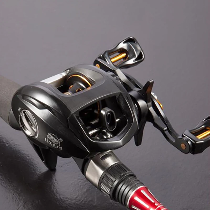 

Lizard Fishing Reel 6.3:1 10KG Max Drag Saltwater Baitcasting Reel Metal Spool Left Right Reels Fishing Magnetic Brake System