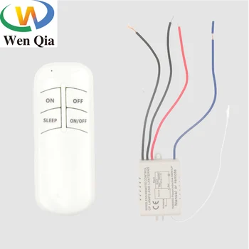 

AC 220V Wireless 1Channel ON/OFF DelayMode Remote Control Switch Receiver and Transmitter For droplight,crystal lamp,exhaust fan