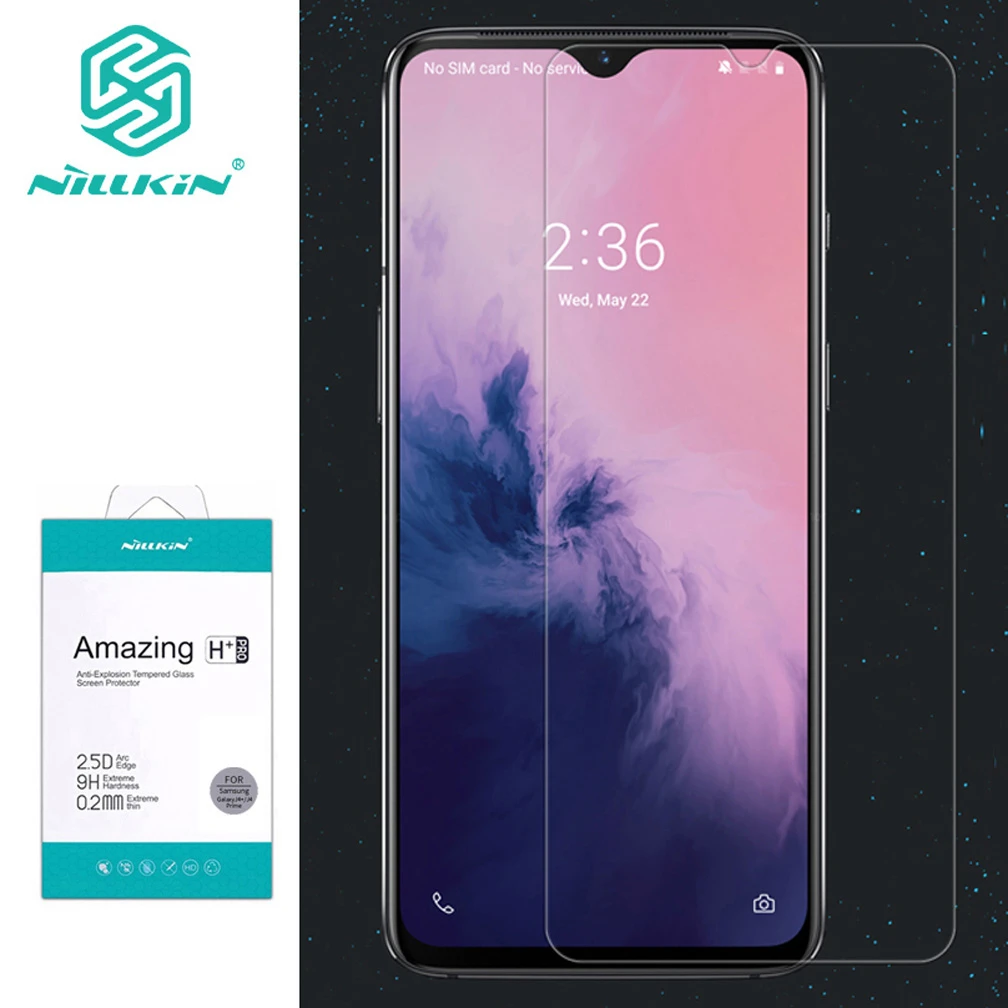 

For OnePlus 7 Glass Amazing H/H+ Pro Tempered Glass Screen Protector for OnePlus 7 Nilkin 2.5D Protective Glass